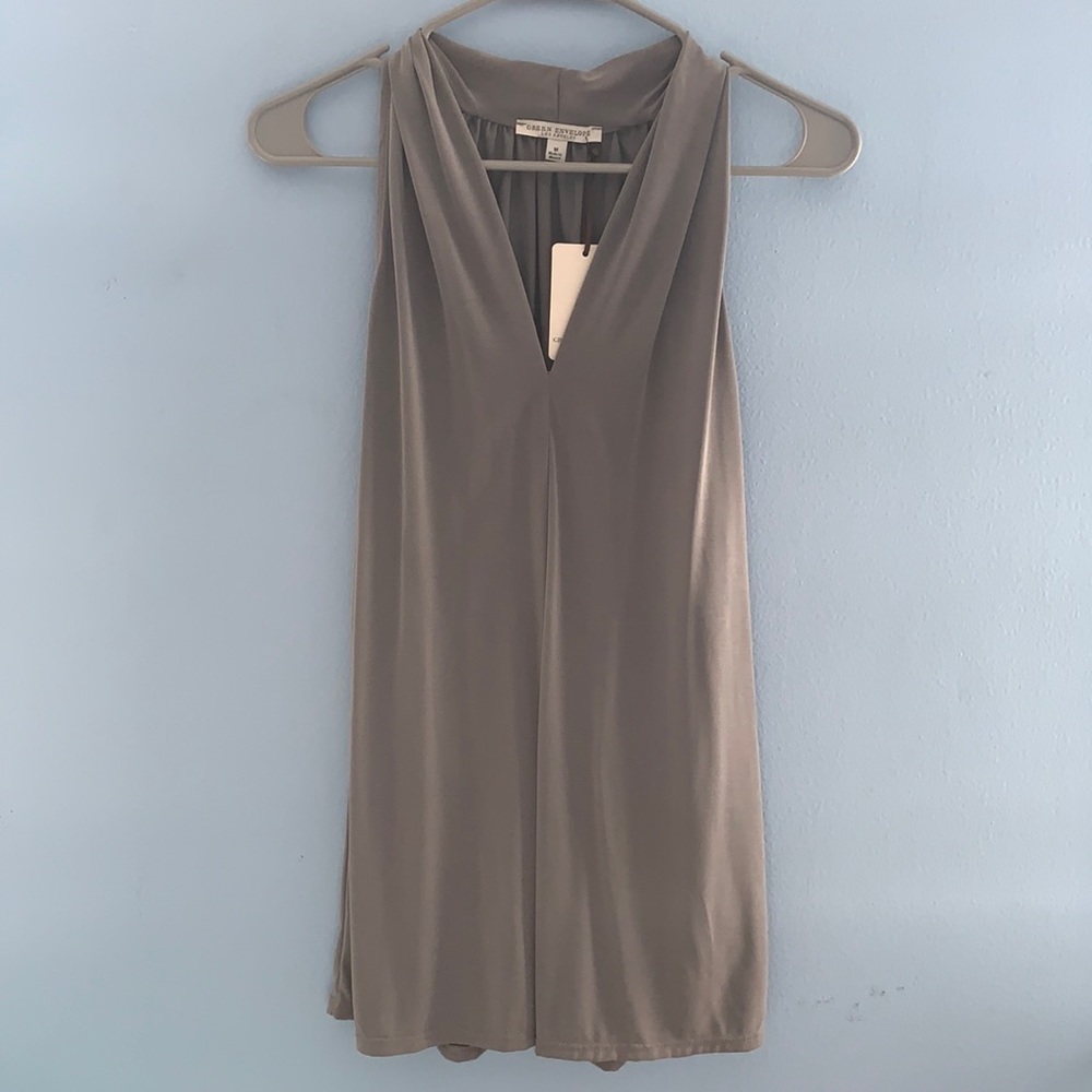 Green Envelope blouse